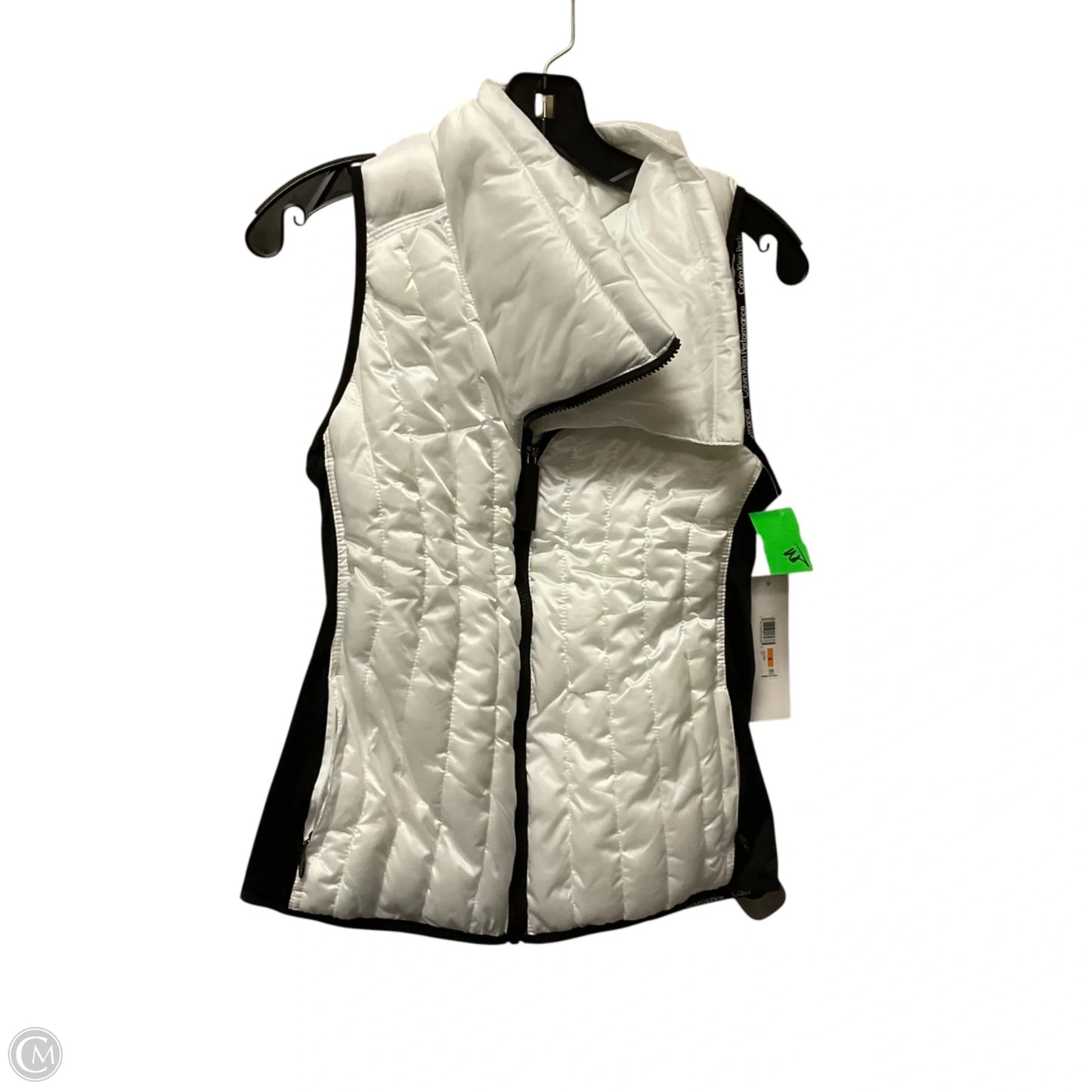Vest Puffer & Quilted By Calvin Klein Performance In White, Size: S