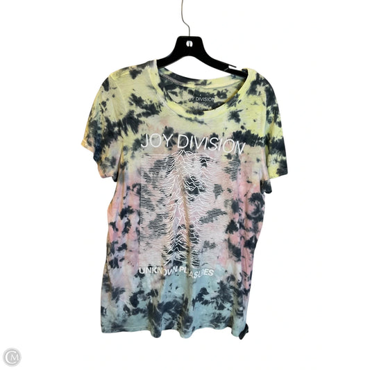 Top Short Sleeve By Clothes Mentor In Tie Dye Print, Size: M