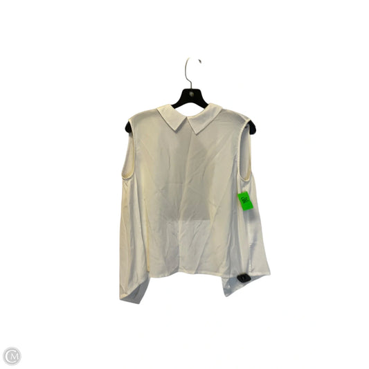 Top Sleeveless By Equipment In Cream, Size: M