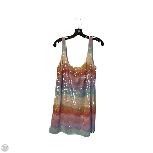 Dress Party Short By Gianni Bini In Rainbow Print, Size: Xl