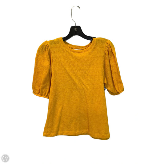 Top Short Sleeve By Lc Lauren Conrad In Orange, Size: S