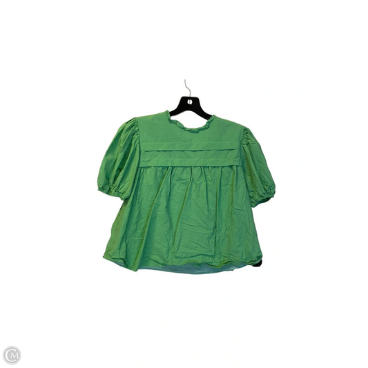 Top Short Sleeve By Clothes Mentor In Green, Size: M
