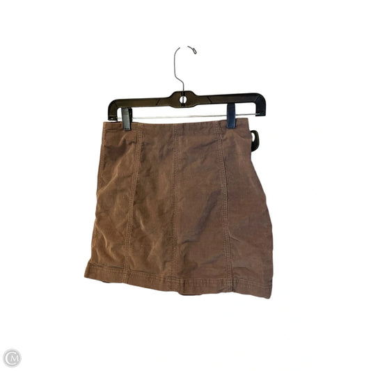 Skirt Mini & Short By Free People In Brown, Size: 2
