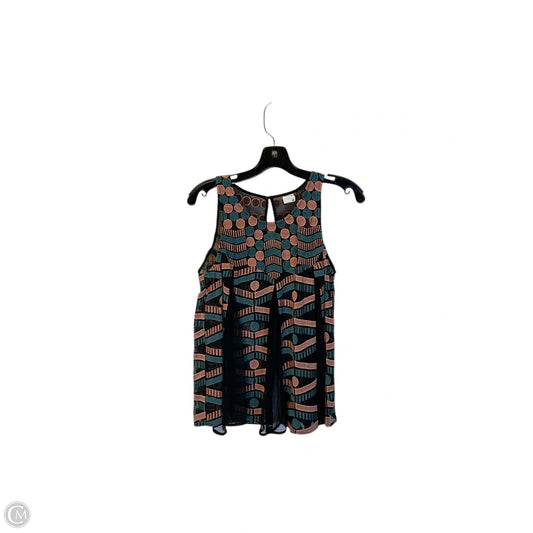 Top Sleeveless By Akemi And Kin In Blue & Orange, Size: S