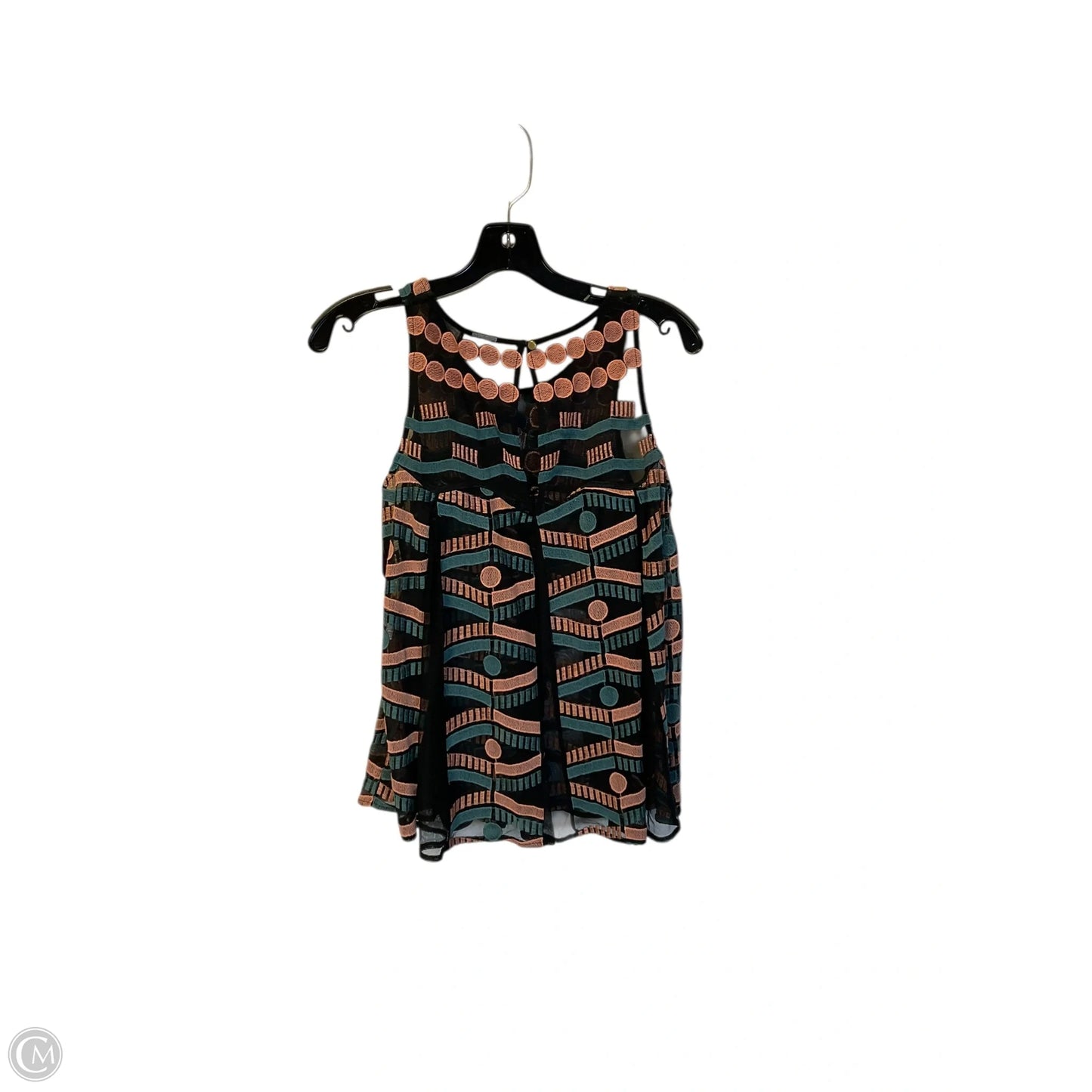 Top Sleeveless By Akemi And Kin In Blue & Orange, Size: S