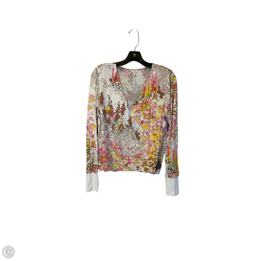 Top Long Sleeve By Tiny In Floral Print, Size: M