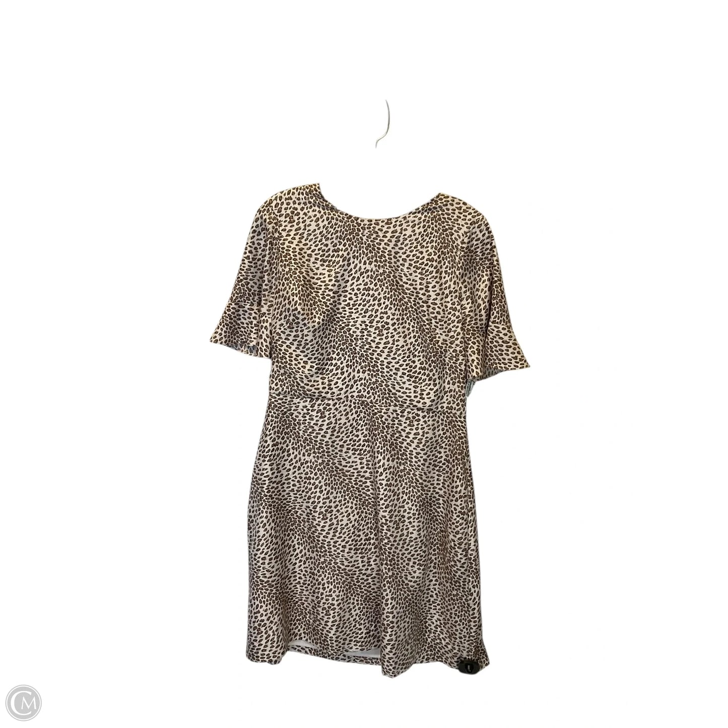 Dress Casual Midi By Loft In Animal Print, Size: 10