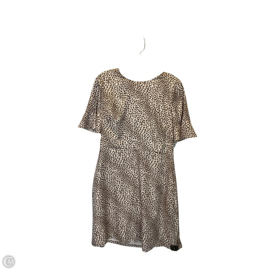 Dress Casual Midi By Loft In Animal Print, Size: 10