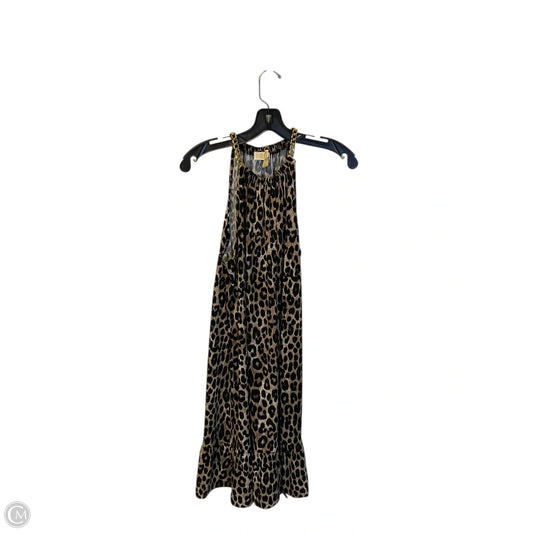 Dress Casual Short By Michael By Michael Kors In Animal Print, Size: L