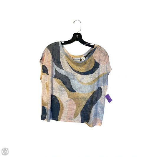 Top Short Sleeve By Rachel Zoe In Pink, Size: L