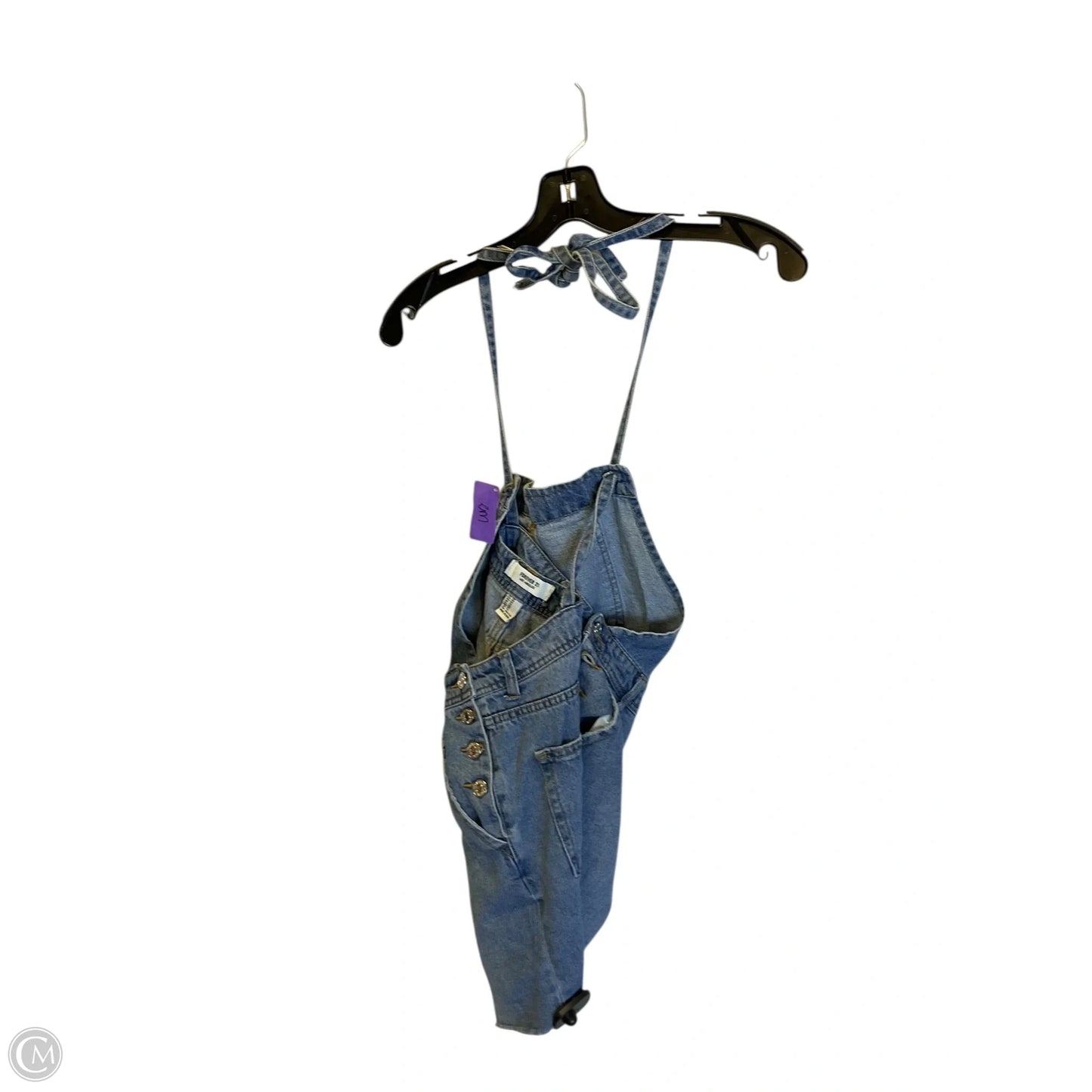 Romper By Forever 21 In Blue Denim, Size: 4