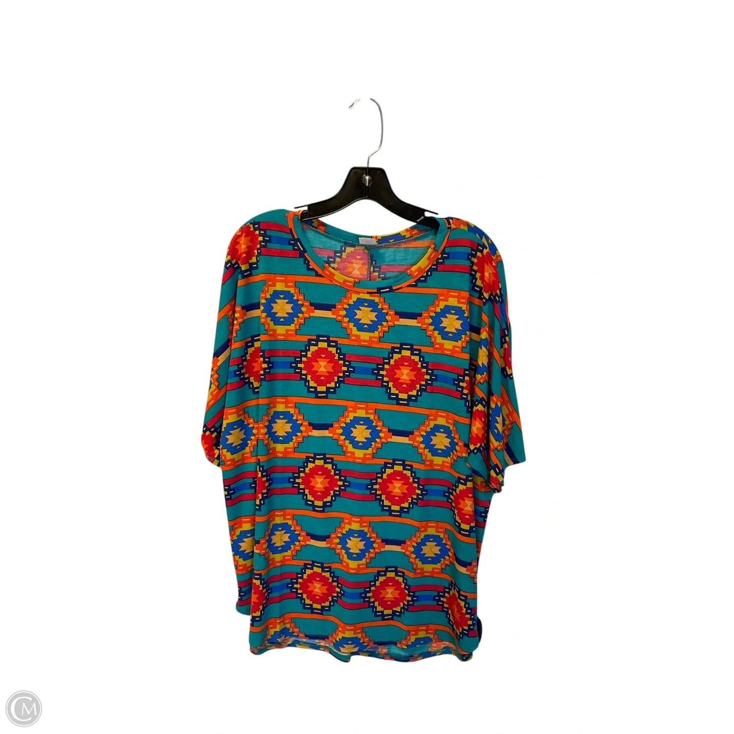 Top Short Sleeve By Sew In Love In Multi-colored, Size: L