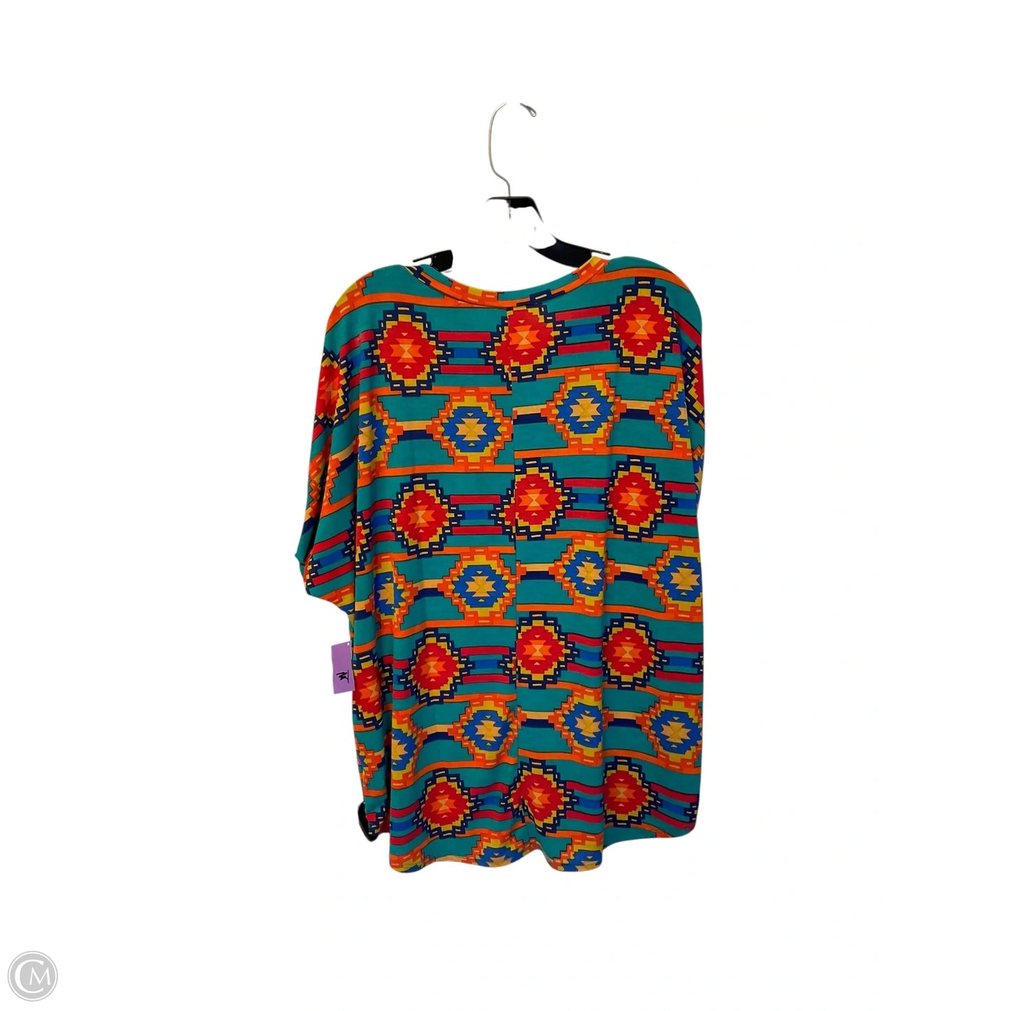 Top Short Sleeve By Sew In Love In Multi-colored, Size: L