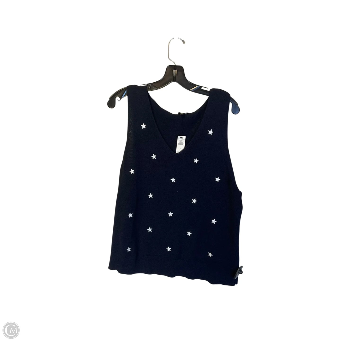 Top Sleeveless By Talbots In Blue, Size: Xl