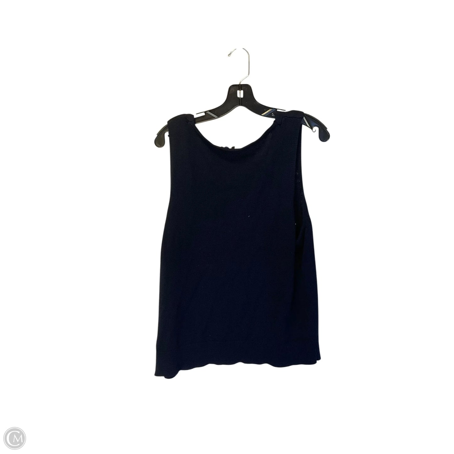 Top Sleeveless By Talbots In Blue, Size: Xl