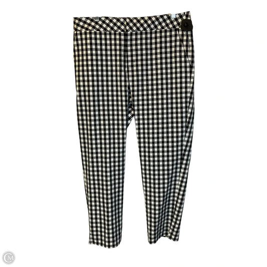 Pants Dress By Foxcroft In Black & White, Size: 12