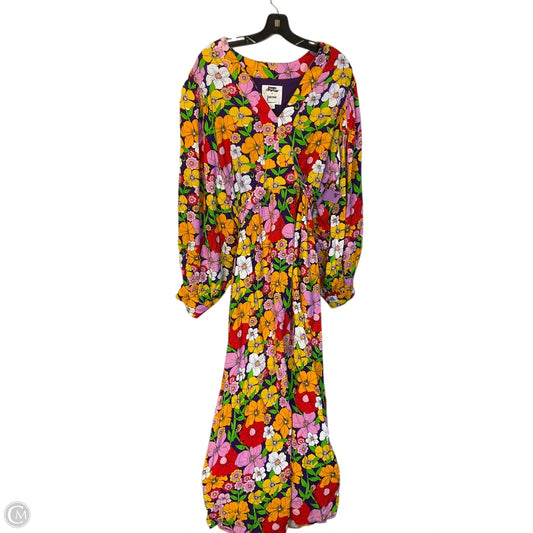 Dress Casual Maxi By Cmc In Floral Print, Size: 18