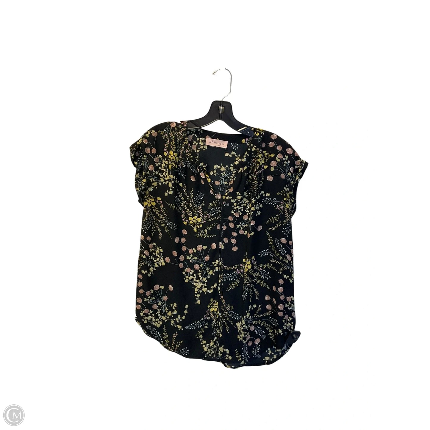 Top Sleeveless By Philosophy In Black, Size: L
