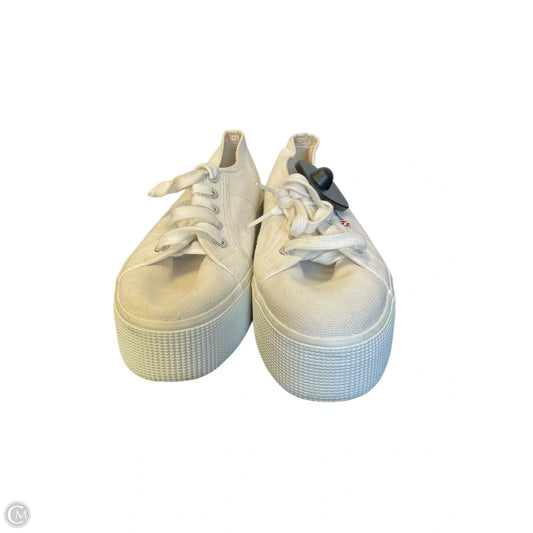 Shoes Sneakers Platform By Superga In White, Size: 7