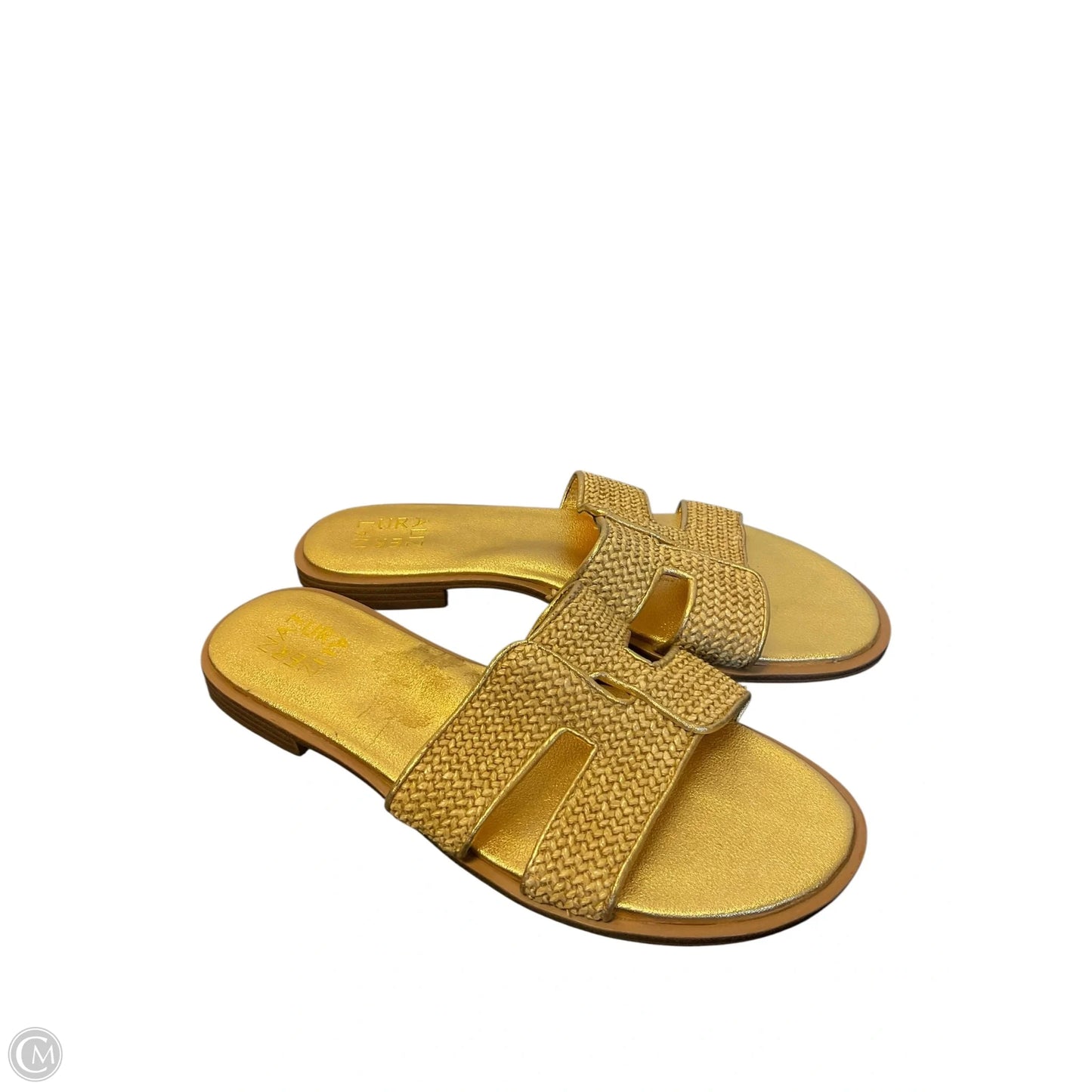Sandals Flats By Naturalizer In Gold, Size: 7.5