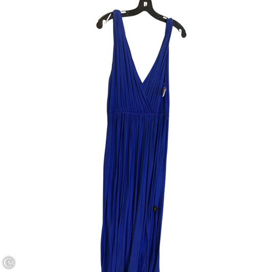 Dress Casual Maxi By Banana Republic In Blue, Size: M