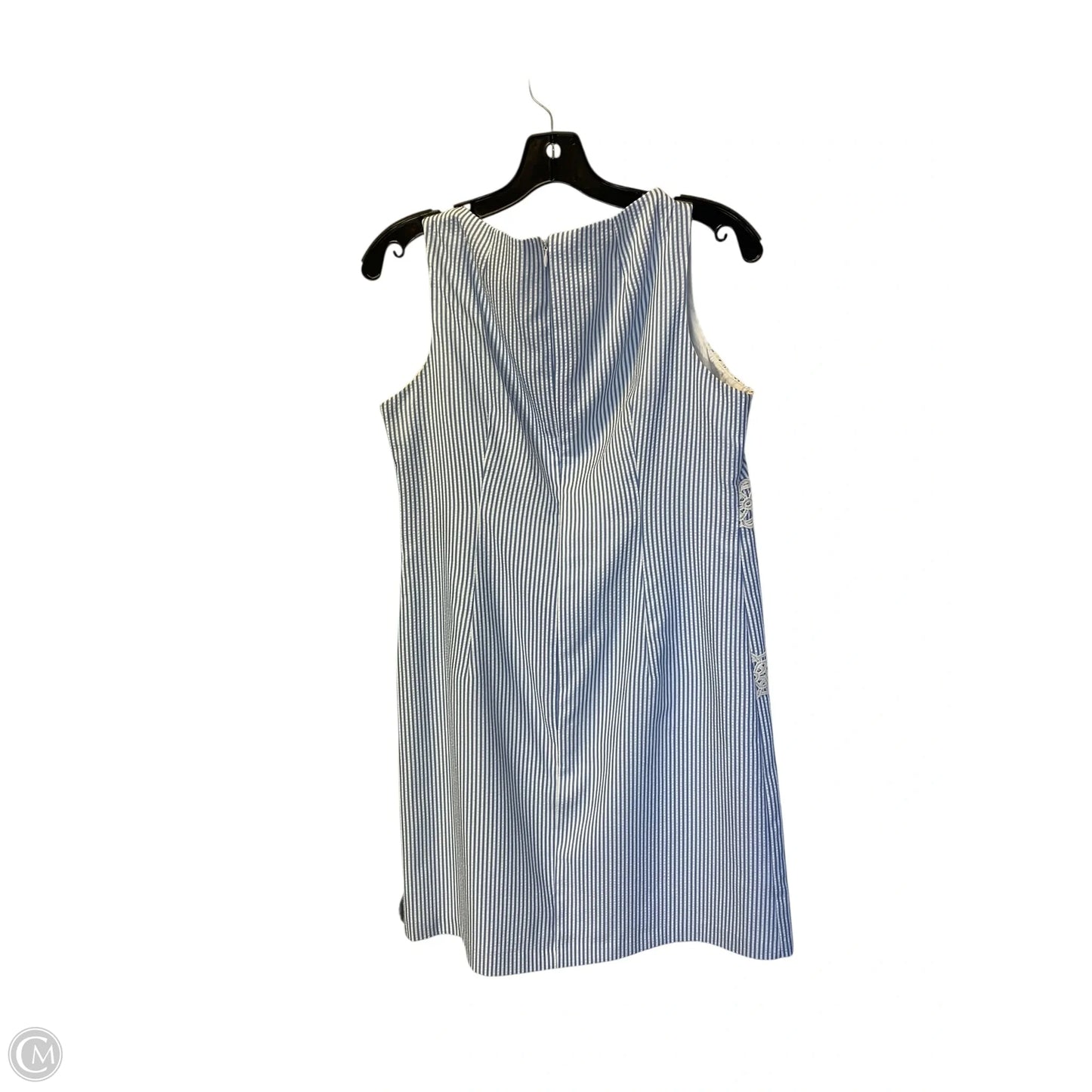 Dress Casual Midi By London Times In Striped Pattern, Size: 10