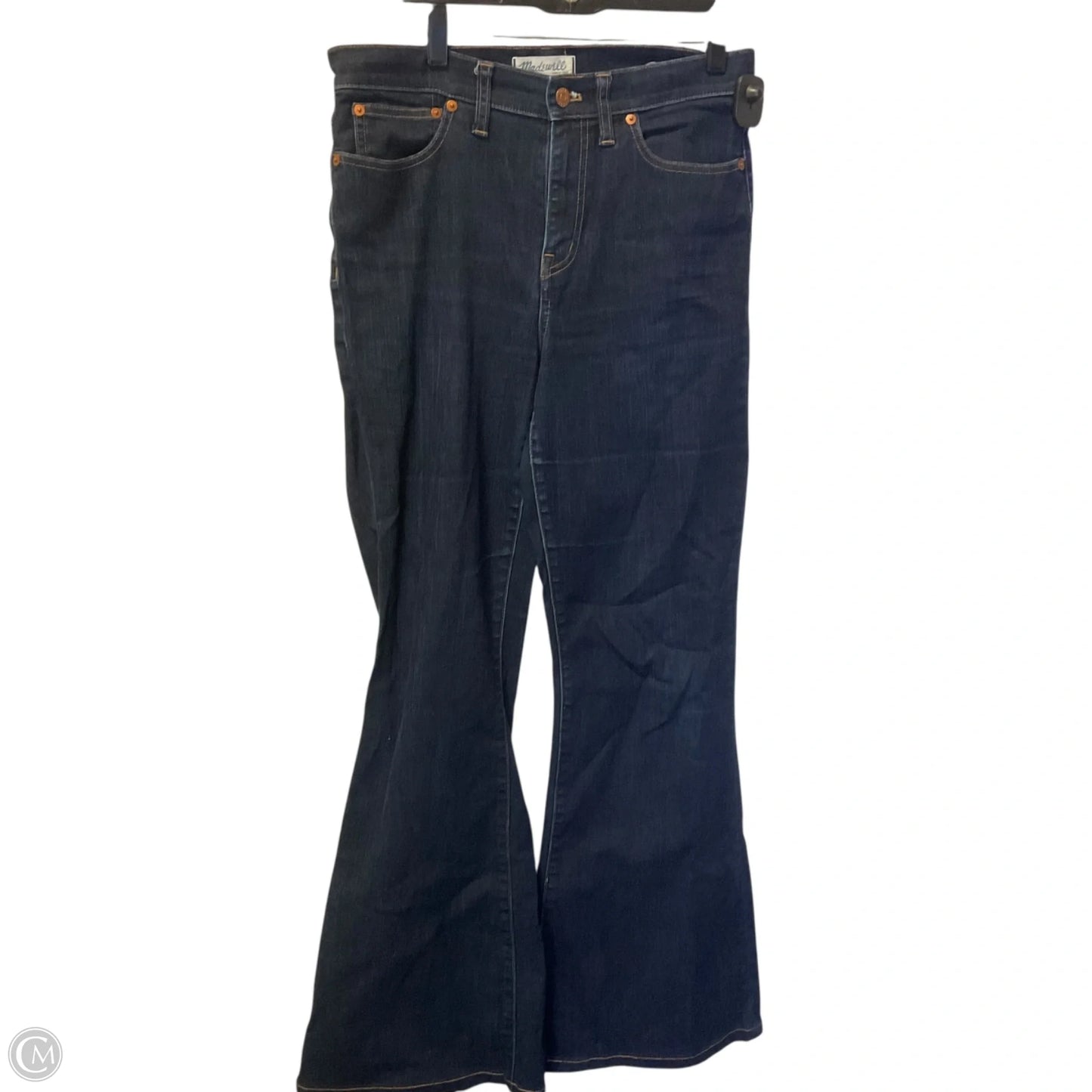 Jeans Flared By Madewell In Blue Denim, Size: 6