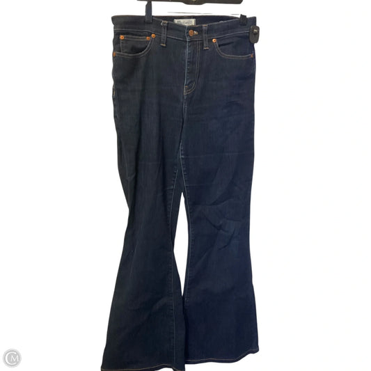 Jeans Flared By Madewell In Blue Denim, Size: 6