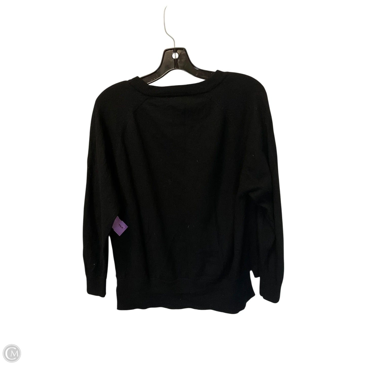Top Long Sleeve By French Connection In Black, Size: L
