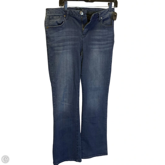 Jeans Flared By 1822 Denim In Blue Denim, Size: 14