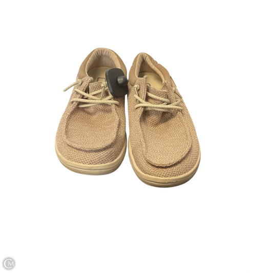 Shoes Flats By Hey Dude In Tan, Size: 6