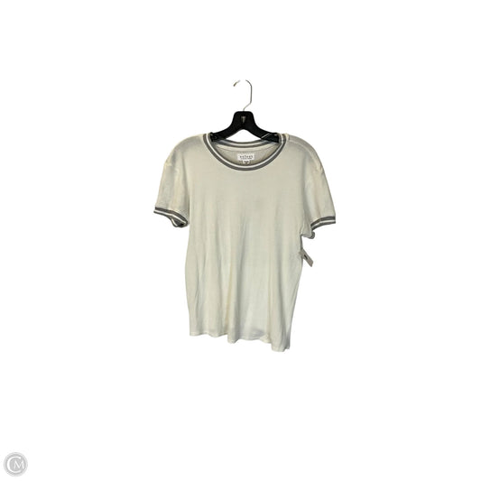 Top Short Sleeve Basic By Velvet In Cream, Size: Xs