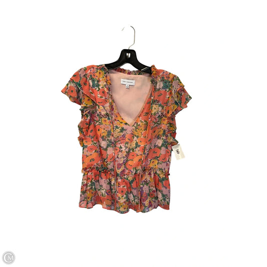 Top Sleeveless By Cmc In Floral Print, Size: M