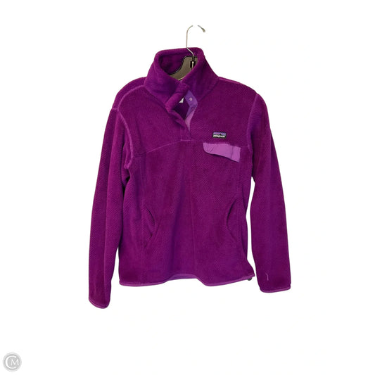 Sweatshirt Collar By Patagonia In Purple, Size: S