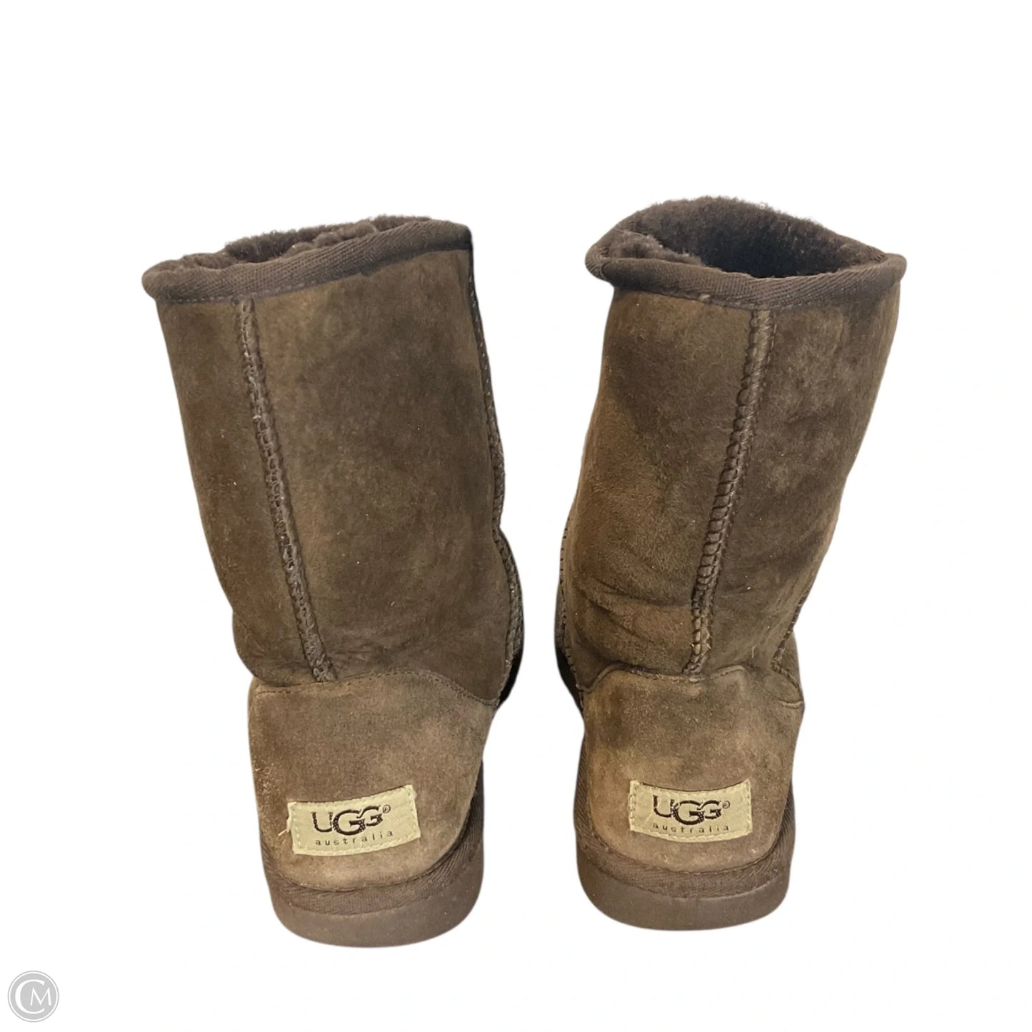 Boots Designer By Ugg In Brown, Size: 7