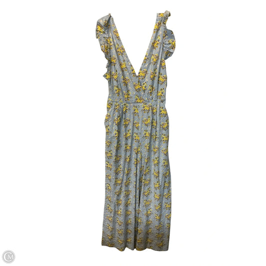 Jumpsuit By Clothes Mentor In Floral Print, Size: 8