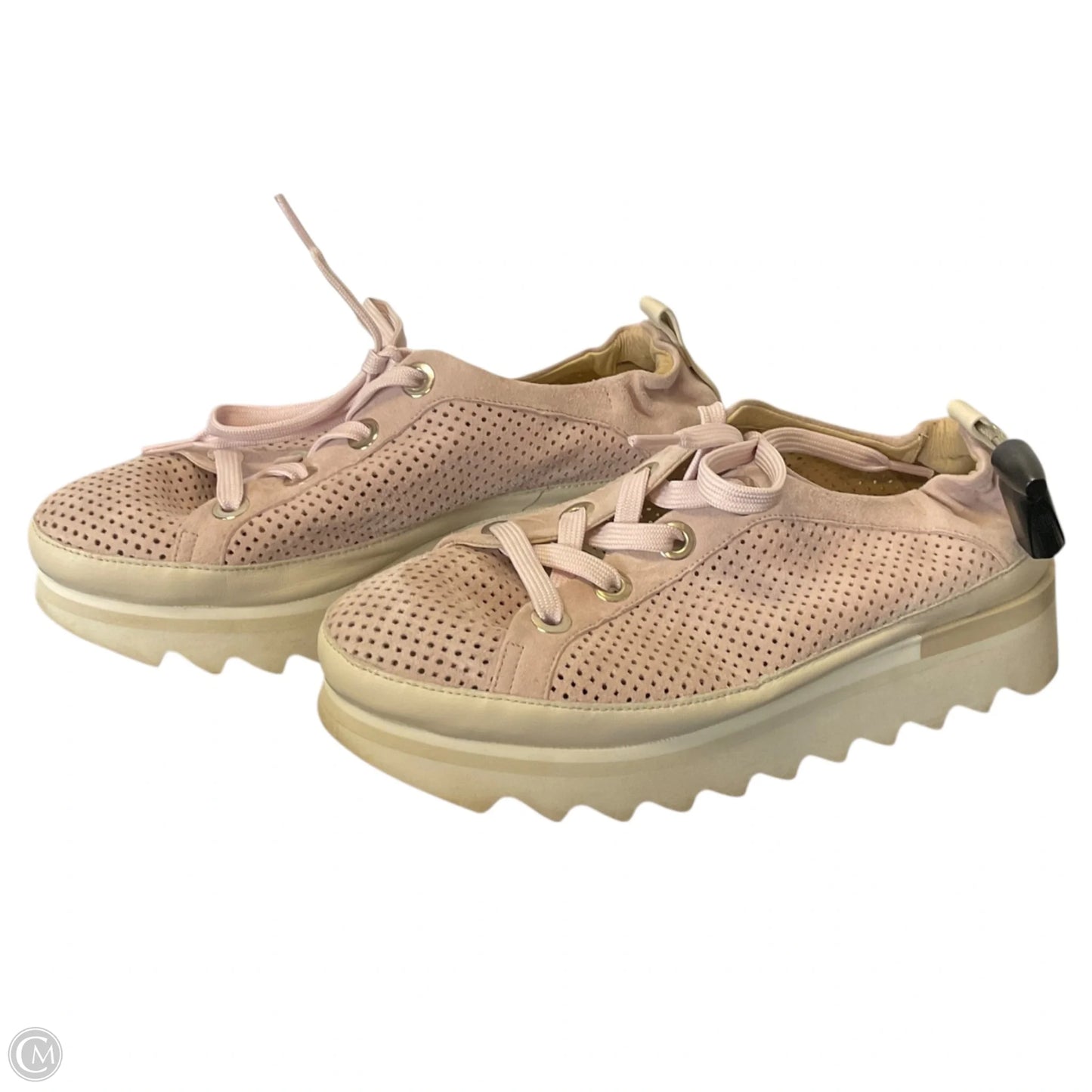 Shoes Sneakers Platform By Clothes Mentor In Pink, Size: 8.5