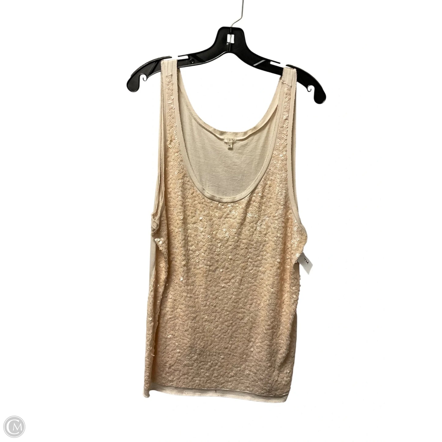 Top Sleeveless By J. Crew In Peach, Size: Xl