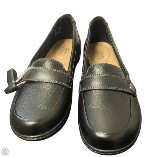 Shoes Flats By Clarks In Black, Size: 8