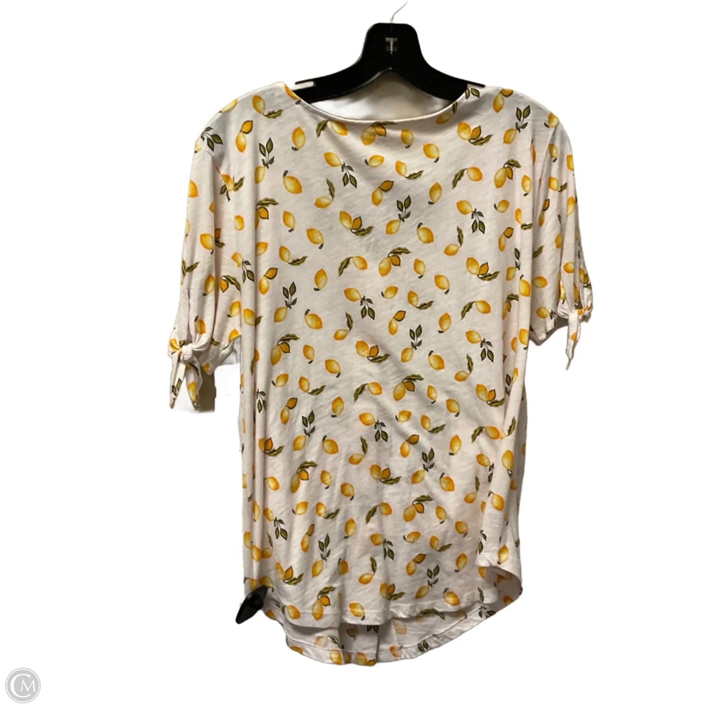 Top Short Sleeve Basic By Loft In White, Size: S