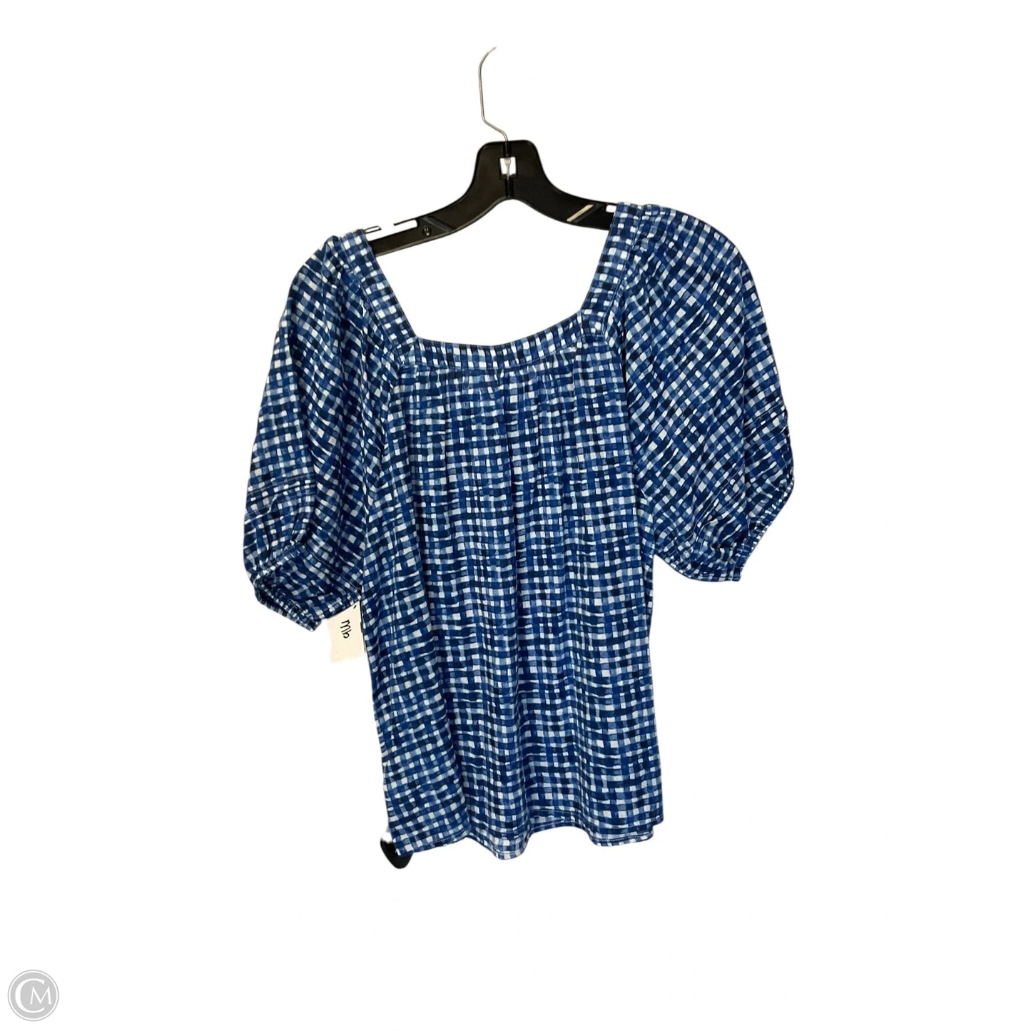 Top Short Sleeve Basic By Gap In Blue, Size: M