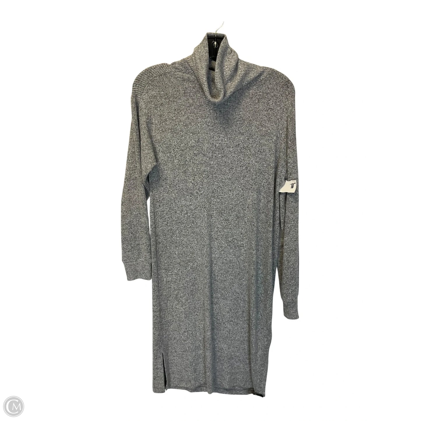 Dress Casual Midi By Cmb In Grey, Size: Xs