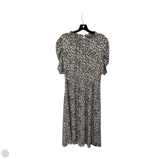 Dress Casual Midi By Adrianna Papell In Floral Print, Size: M