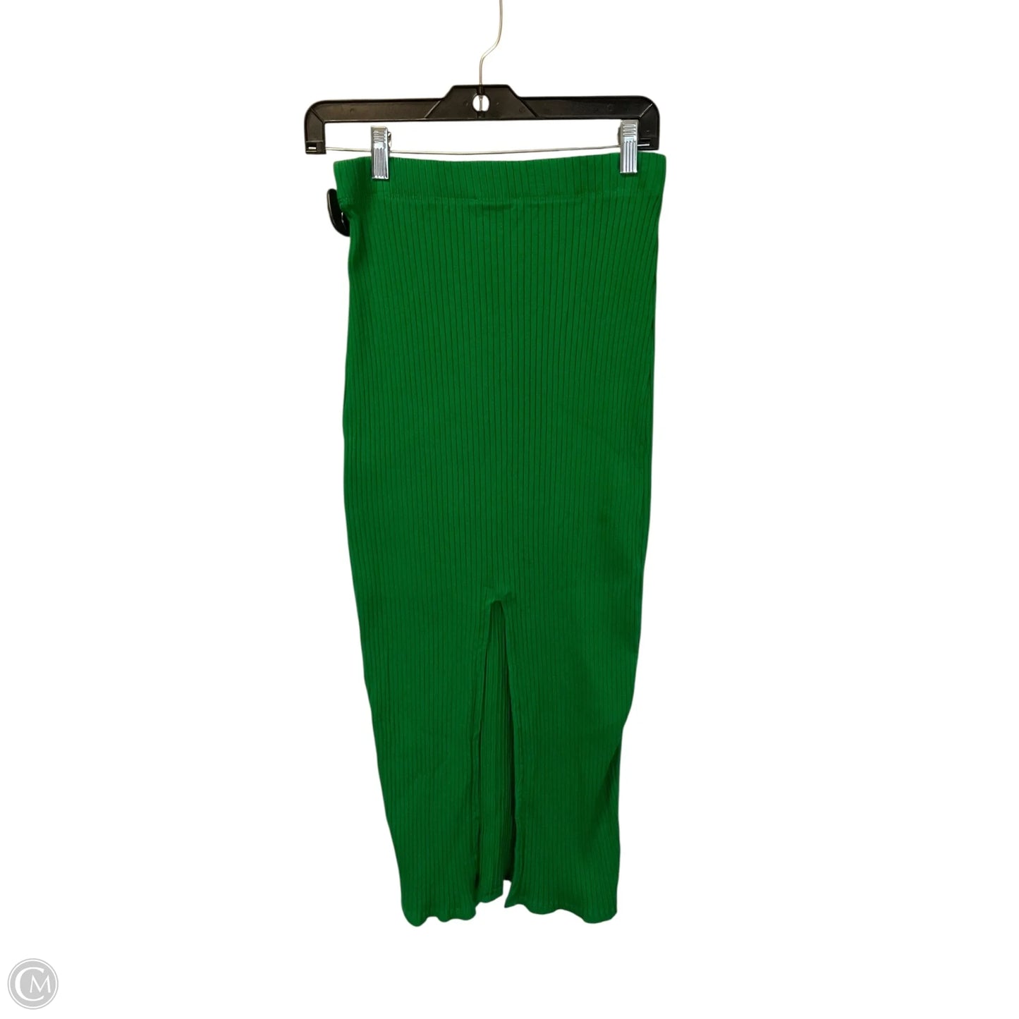 Skirt Maxi By Zara In Green, Size: L
