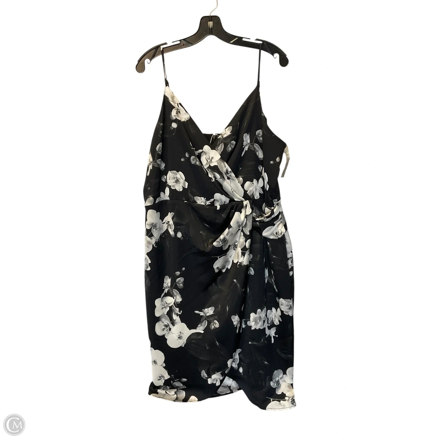 Dress Party Short By Worthington In Floral Print, Size: Xl