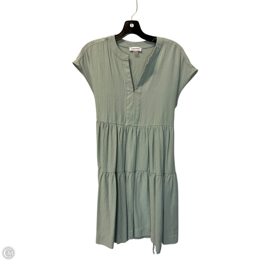 Dress Casual Short By Calvin Klein In Green, Size: 4