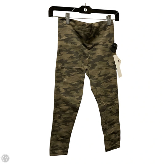 Athletic Leggings By Spanx In Camouflage Print, Size: M