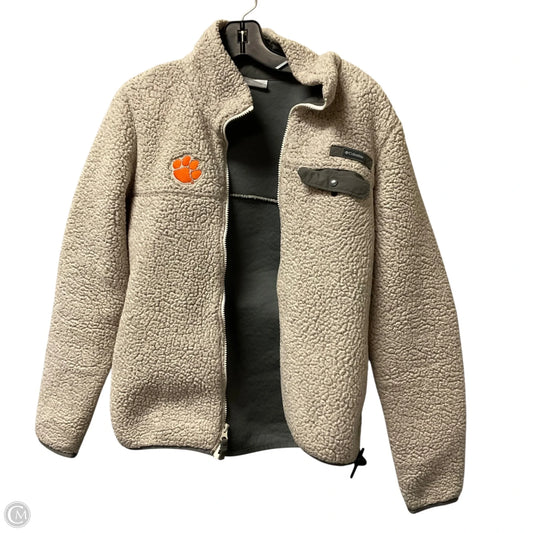 Jacket Faux Fur & Sherpa By Columbia In Cream, Size: M