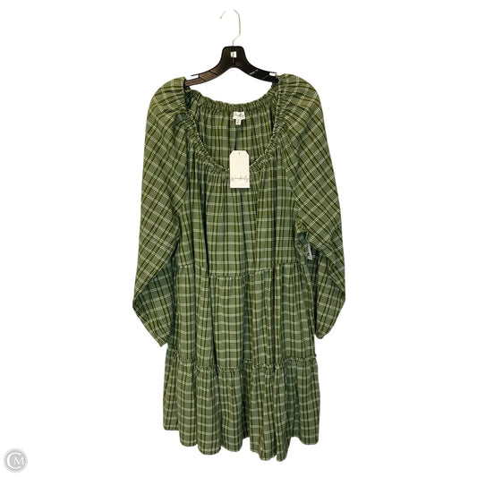 Dress Casual Maxi By Wonderly In Green, Size: 3x