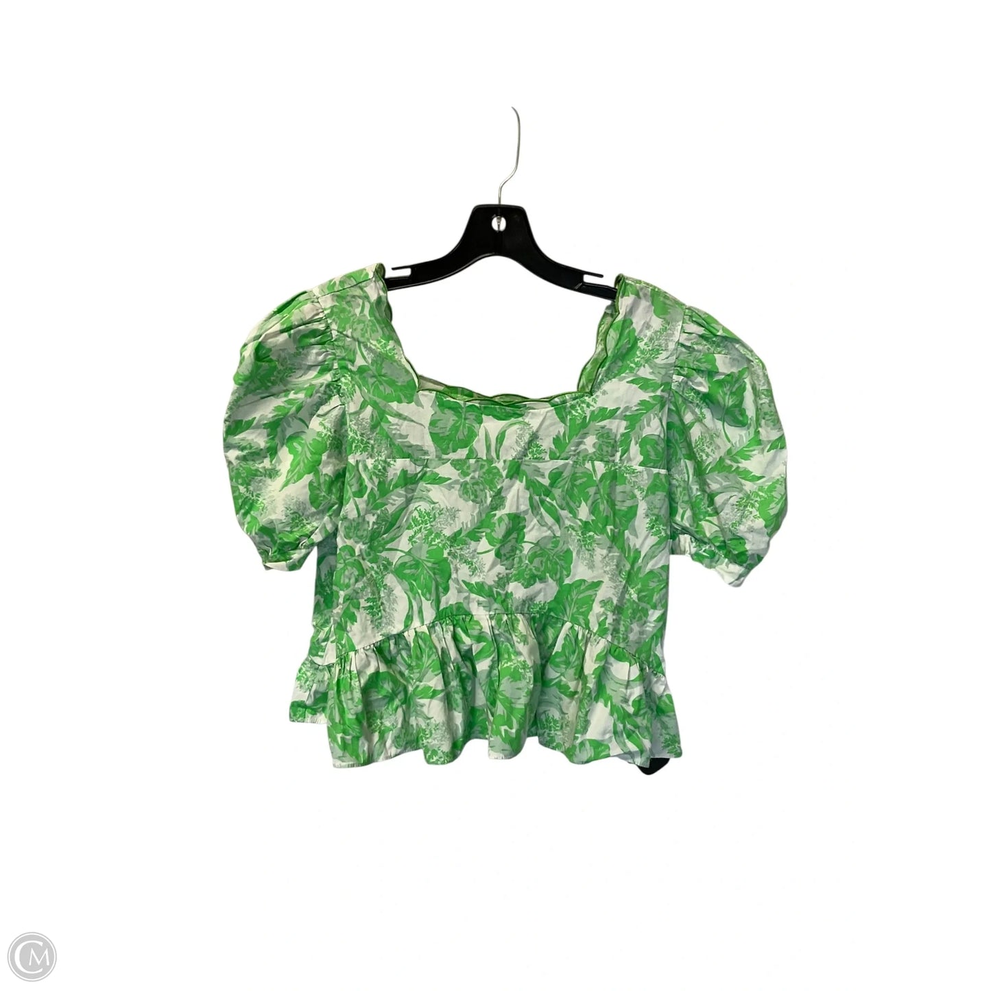 Top Short Sleeve By Olivaceous In Green, Size: S